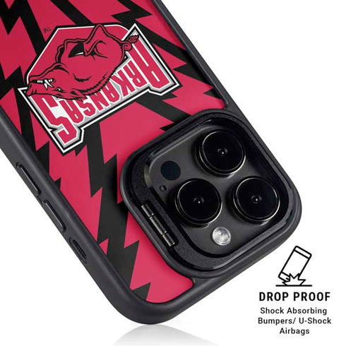 University of Arkansas-Fayetteville Razorbacks iPhone 15 Pro Kickstand Case